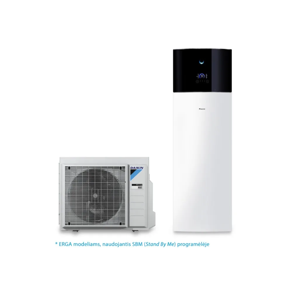 DAIKIN Altherma ERGA oras-vanduo šilumos siurblio oficiali gamintojo nuotrauka